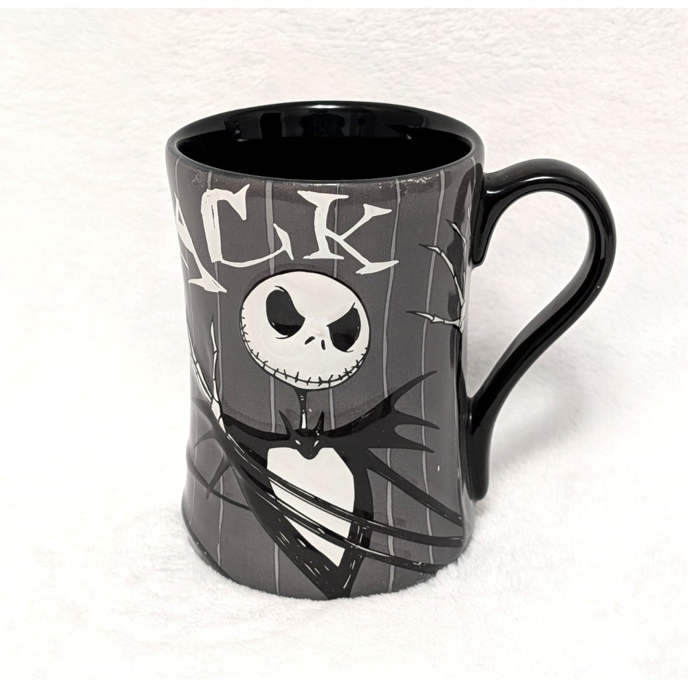 Disney Store Nightmare Before Christmas Jack Skellington Halloween Sculpted Mug